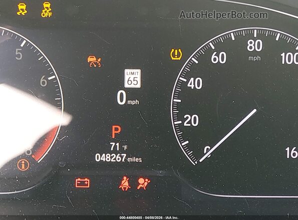 1HGCV2F39MA030644 2021 HONDA ACCORD White უკანა სავარძლების ხედი