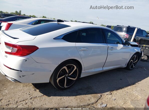 1HGCV2F39MA030644 2021 HONDA ACCORD White უკანა სალონის ხედი