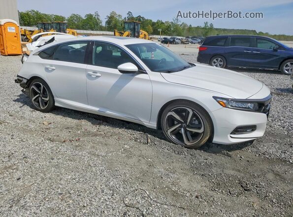 1HGCV2F3XLA005525 2020 HONDA ACCORD Белый Передняя правая четверть