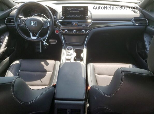 1HGCV2F3XLA005525 2020 HONDA ACCORD Белый Вид панели приборов