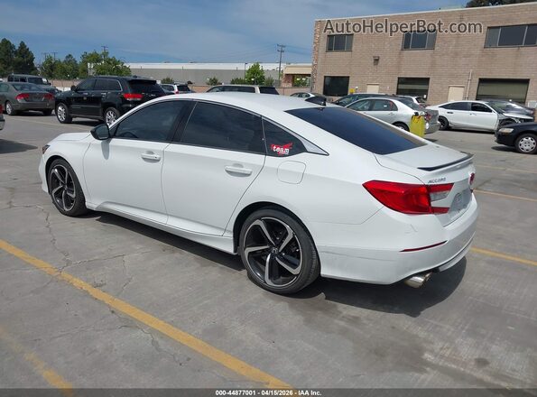 1HGCV2F3XMA003002 2021 HONDA ACCORD Белый Задняя левая четверть