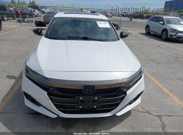 1HGCV2F3XMA003002 2021 HONDA ACCORD Белый Вид спереди