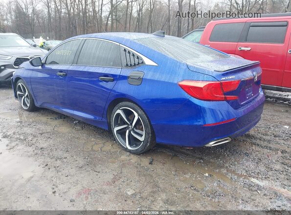 1HGCV2F3XMA013500 2021 HONDA ACCORD Blue Rear left