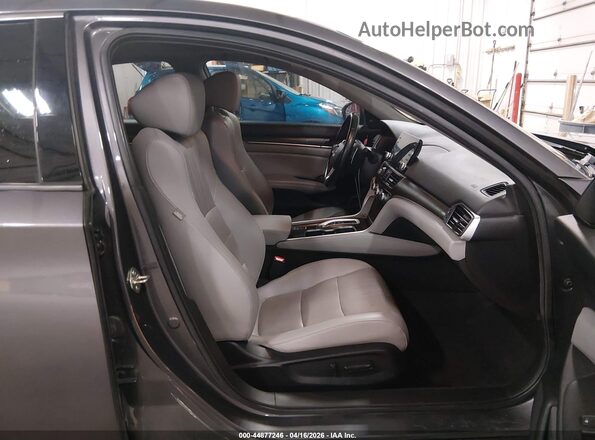 1HGCV2F55LA001397 2020 HONDA ACCORD Gray Front interior view