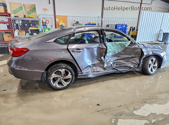 1HGCV2F56KA014349 2019 HONDA ACCORD Gray 