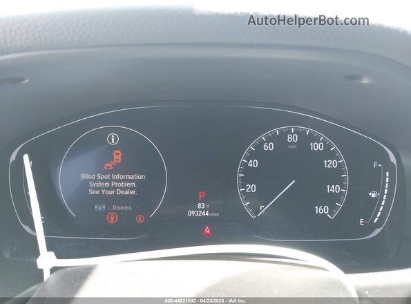 1HGCV2F59LA024665 2020 HONDA ACCORD White Հետևի նստատեղերի տեսք