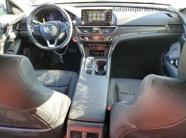1HGCV2F5XLA013108 2020 HONDA ACCORD Black Vista del salpicadero