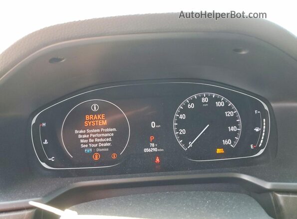 1HGCV2F91MA012420 2021 HONDA ACCORD Gray Սարքավորումների վահանակի տեսք