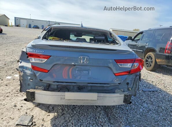 1HGCV2F91MA012420 2021 HONDA ACCORD Gray Հետևի տեսք
