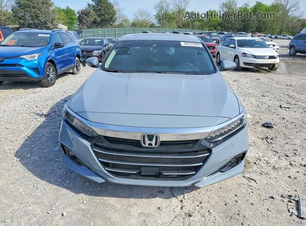 1HGCV2F91MA012420 2021 HONDA ACCORD Gray Դիմացի տեսք
