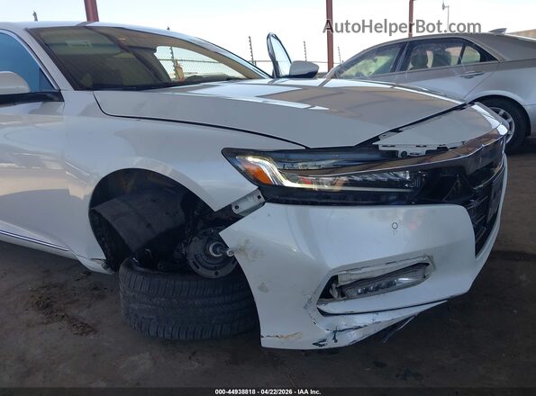 1HGCV2F93KA026462 2019 HONDA ACCORD White Вид спереду