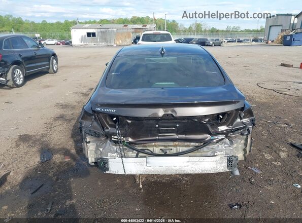 1HGCV3F12JA010817 2018 HONDA ACCORD HYBRID Коричневый 