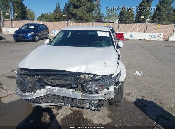 1HGCV3F14LA008599 2020 HONDA ACCORD Белый Вид спереди