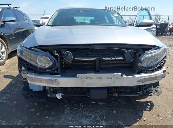 1HGCV3F1XMA005188 2021 HONDA ACCORD HYBRID Silver 