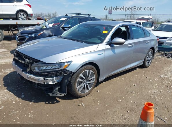 1HGCV3F1XMA005188 2021 HONDA ACCORD HYBRID Silver 