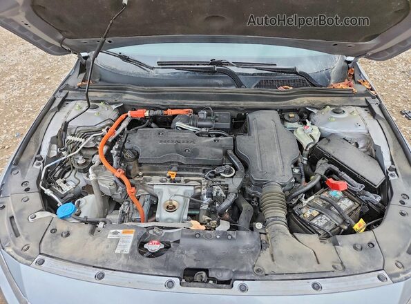 1HGCV3F1XMA018409 2021 HONDA ACCORD Silver Vista interior trasera
