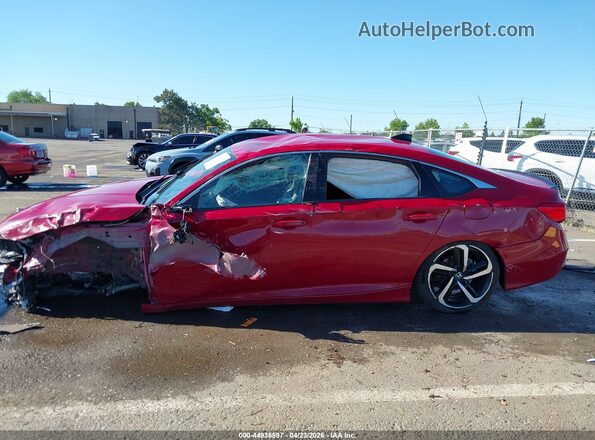 1HGCV3F24NA025785 2022 HONDA ACCORD Red Widok wnętrza 360 stopni