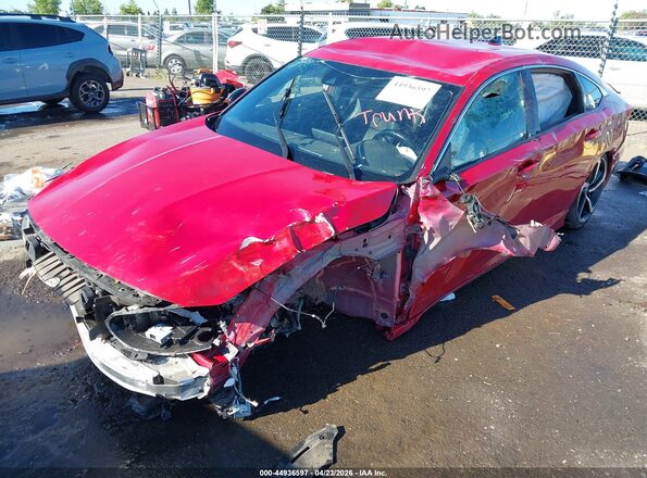 1HGCV3F24NA025785 2022 HONDA ACCORD Red Widok z przodu