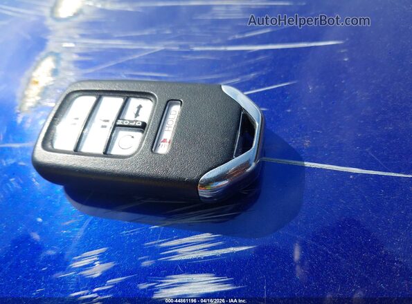 1HGCV3F29NA046812 2022 HONDA ACCORD Blue წინა პანელის ხედი