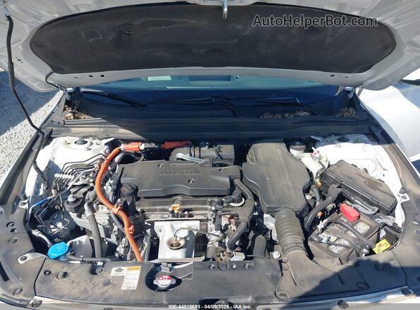 1HGCV3F50NA006175 2022 HONDA ACCORD HYBRID Белый Вид сзади