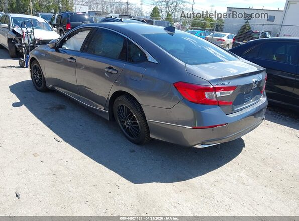 1HGCV3F57MA020587 2021 HONDA ACCORD Gray Հետևի ձախ