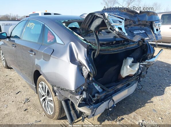 1HGCV3F59MA008313 2021 HONDA ACCORD Gray Widok z przodu