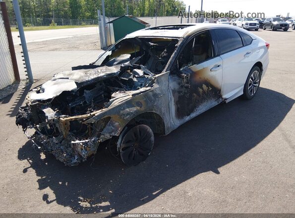 1HGCV3F90KA001007 2019 HONDA ACCORD White Przód lewy