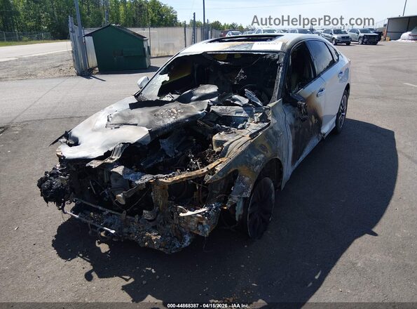 1HGCV3F90KA001007 2019 HONDA ACCORD White Widok z przodu