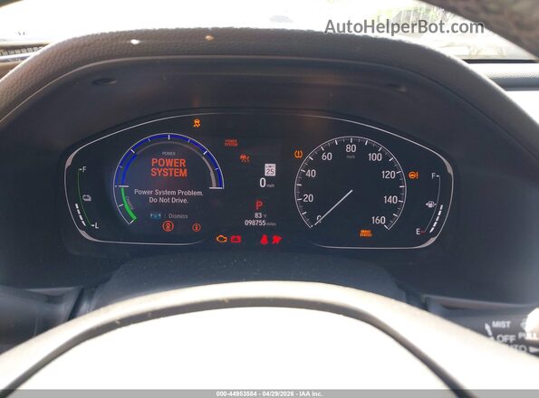 1HGCV3F93MA000968 2021 HONDA ACCORD HYBRID Gray 