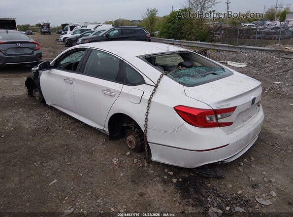 1HGCV3F96MA018641 2021 HONDA ACCORD White Trasero izquierdo