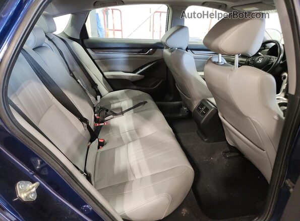 1HGCV3F9XLA008757 2020 HONDA ACCORD Blue Հետևի նստատեղերի տեսք