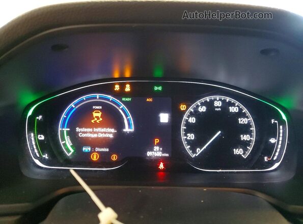 1HGCV3F9XLA008757 2020 HONDA ACCORD Blue Սարքավորումների վահանակի տեսք