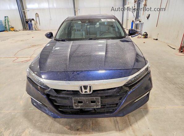 1HGCV3F9XLA008757 2020 HONDA ACCORD Blue Դիմացի տեսք