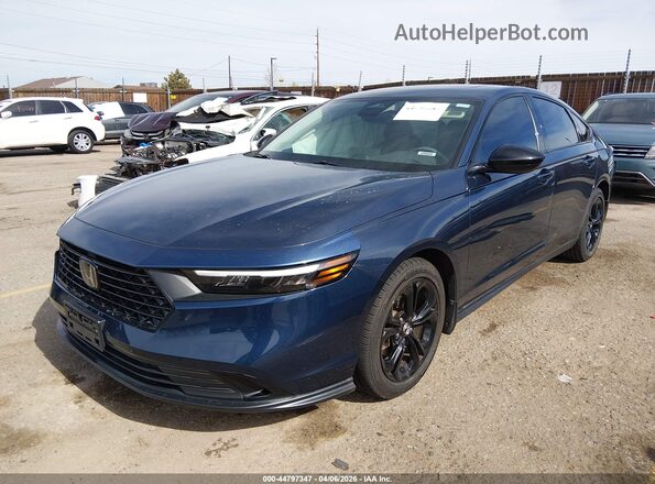 1HGCY1F43SA000773 2025 HONDA ACCORD Синий Передняя левая четверть