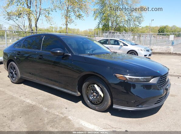 1HGCY1F46SA055203 2025 HONDA ACCORD Черный Вид спереди