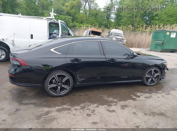 1HGCY2F50SA056426 2025 HONDA ACCORD Black Rear interior view