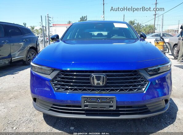 1HGCY2F50SA065174 2025 HONDA ACCORD Blue Вид щитка приладів