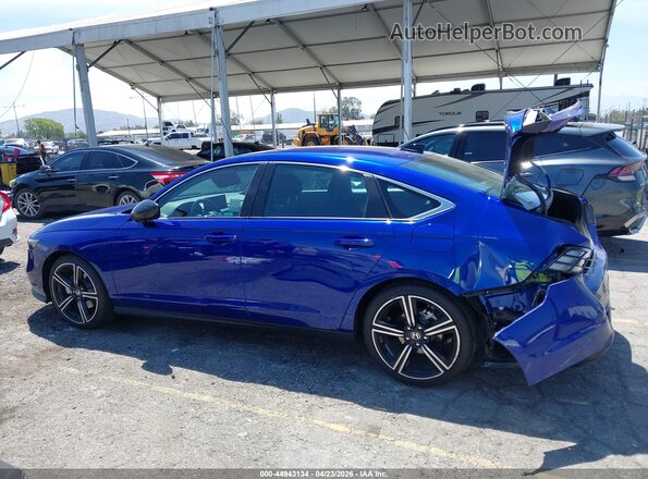 1HGCY2F50SA065174 2025 HONDA ACCORD Blue Панорамний вид салону 360°