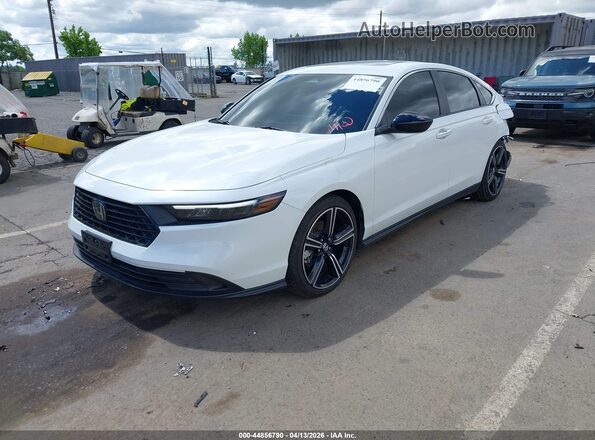1HGCY2F51RA095083 2024 HONDA ACCORD Белый Передняя левая четверть