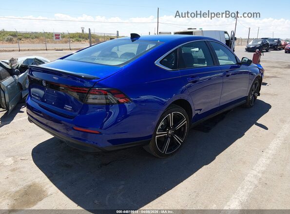 1HGCY2F52SA055049 2025 HONDA ACCORD HYBRID Blue Задня права чверть