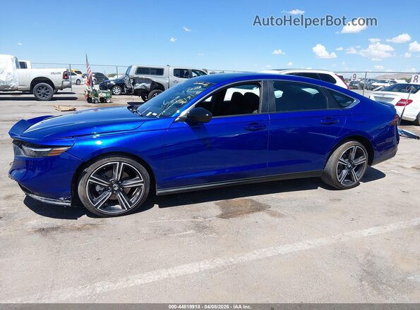 1HGCY2F52SA055049 2025 HONDA ACCORD HYBRID Blue Панорамний вид салону 360°