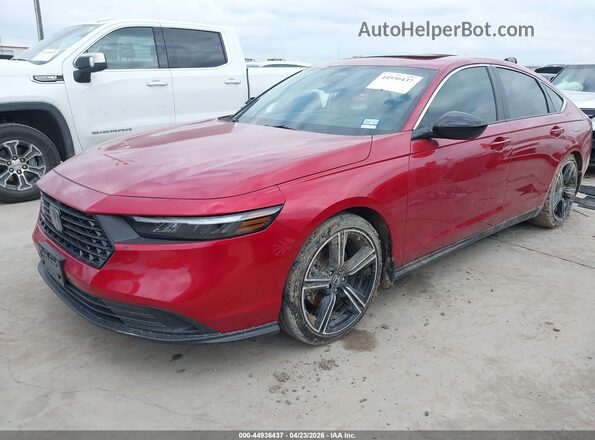 1HGCY2F56SA037525 2025 HONDA ACCORD Red Front left