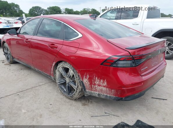 1HGCY2F56SA037525 2025 HONDA ACCORD Red Rear left