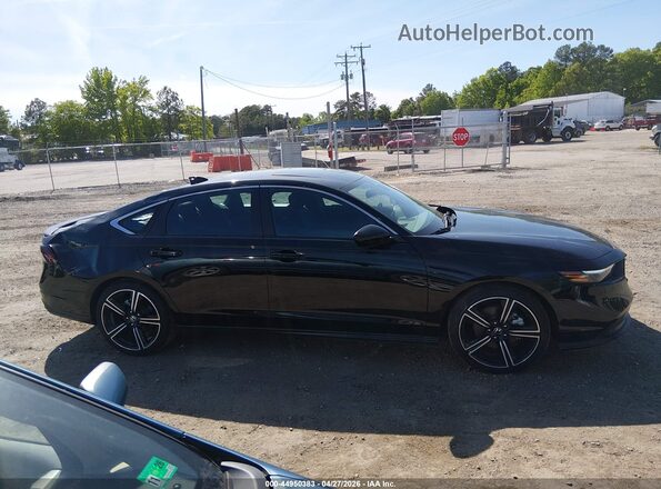 1HGCY2F59RA059383 2024 HONDA ACCORD Black უკანა სალონის ხედი