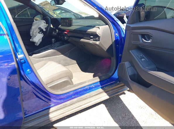 1HGCY2F5XPA041987 2023 HONDA ACCORD Blue Front interior view