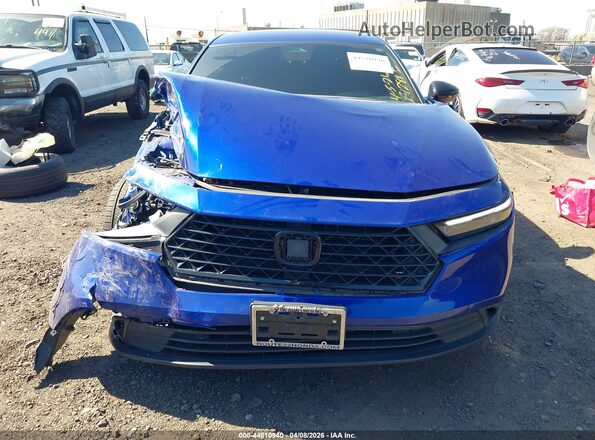 1HGCY2F5XPA041987 2023 HONDA ACCORD Blue Instrument cluster view