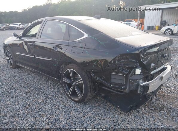1HGCY2F5XSA076618 2025 HONDA ACCORD Black უკანა მარცხენა
