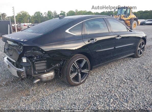 1HGCY2F5XSA076618 2025 HONDA ACCORD Black უკანა მარჯვენა