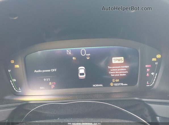 1HGCY2F61SA062695 2025 HONDA ACCORD Blue Вид задніх сидінь