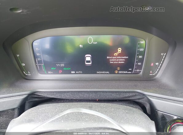 1HGCY2F63SA012851 2025 HONDA ACCORD HYBRID Silver Հետևի նստատեղերի տեսք
